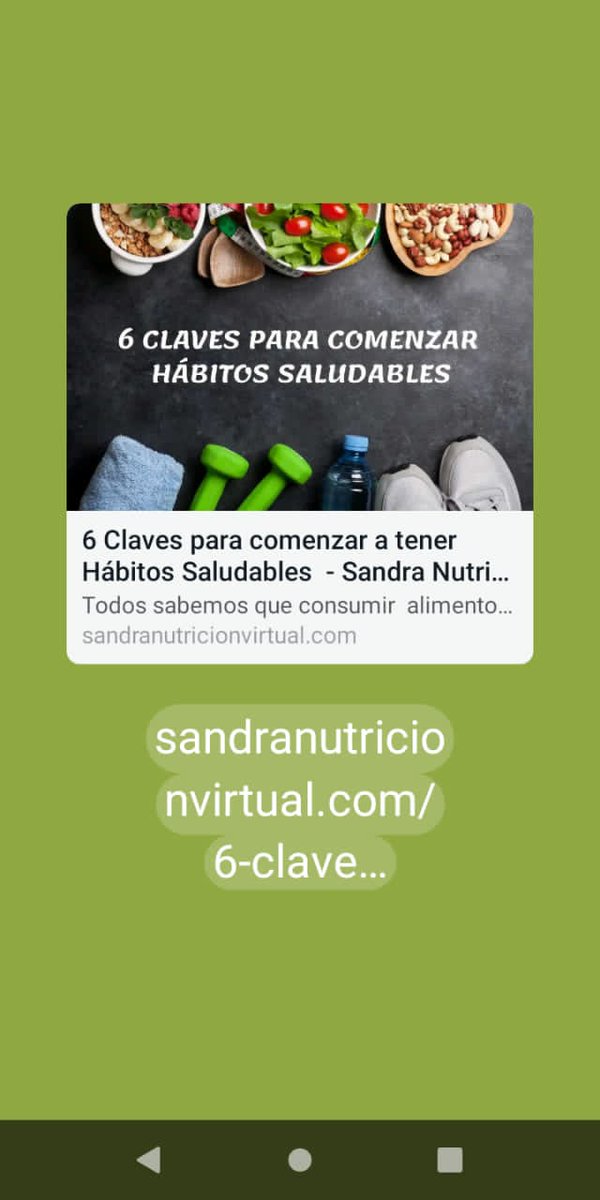 Te preguntas muchas veces porqué no logras arrancar y permanecer en tu vida hábitos saludables para ser definitiva tu salud...Lee mi punto de vista. mhttps://sandranutricionvirtual.com/6-claves-para-comenzar-a-tener-habitos-saludables /#Sientate_a_comer_sin_distracciones #Nutri