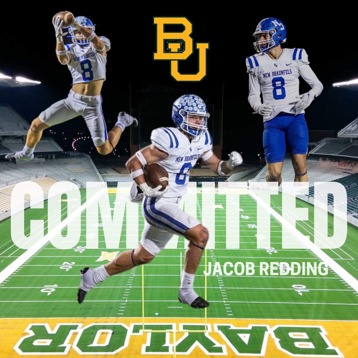 Jacob Redding (@jacobredding11) on Twitter photo I am blessed to announce that I will be committing to Baylor University. God Is Good!! <a href="/BUFootball/">Baylor Football</a> #SicEm 🐻 I am blessed to announce that I will be committing to Baylor University. God Is Good!! <a href="/BUFootball/">Baylor Football</a> #SicEm 🐻