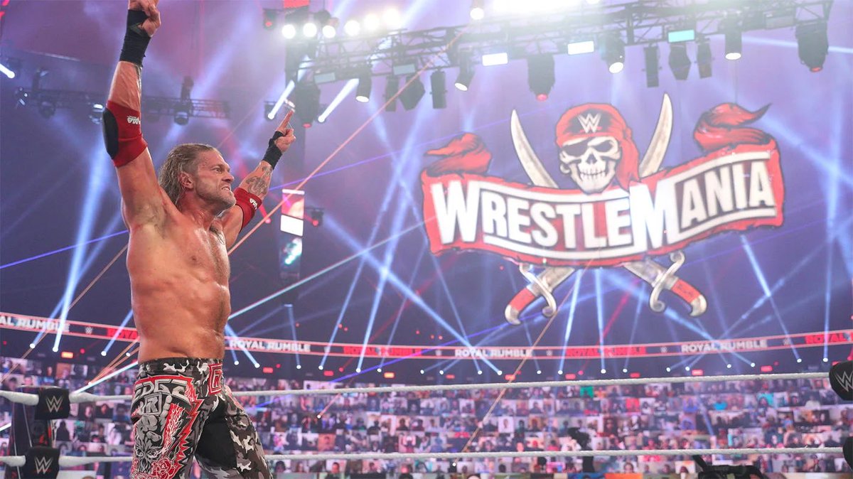 PTBNYouTube's tweet photo. @PTBNWrestling Wow, amazing that @EdgeRatedR won both of his Rumbles on the same date! https://t.co/eDZVz1pM6Q