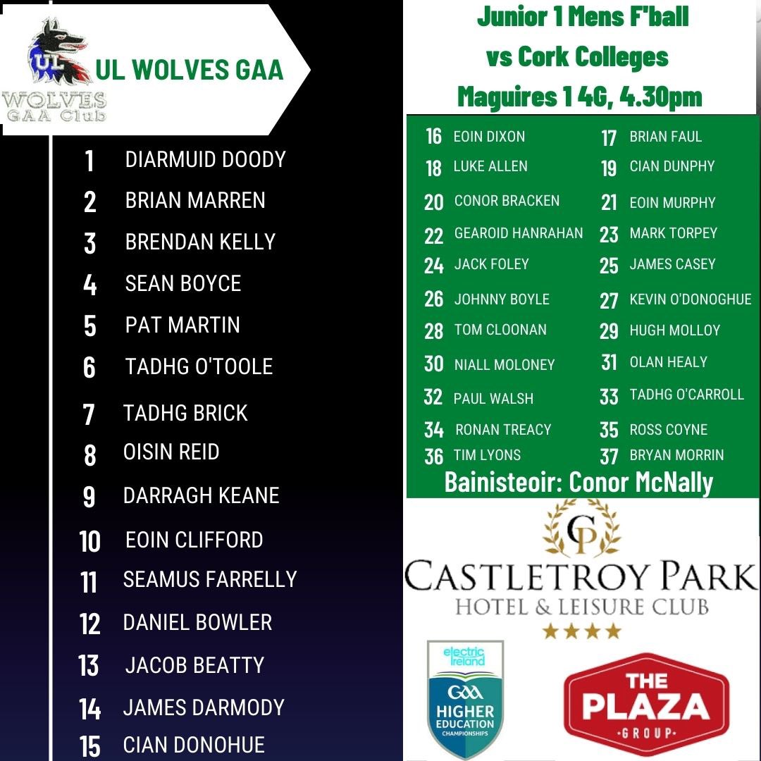 UL GAA Club tweet media