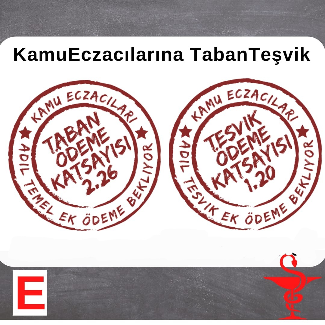 KamuEczacılarına TabanTeşvik
