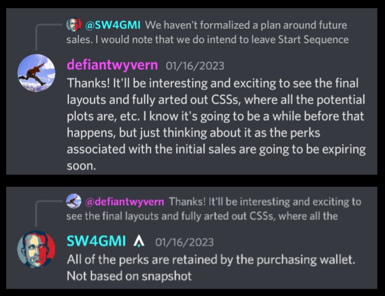 Siggy_SA's tweet photo. ✨Star Atlas - Star Sequence Airdrops

"All of the perks are retained by the purchasing wallet. Not based on snapshot" @at_mwagner

"All of the drops will go to [purchasing] wallet &amp; will be transferable to your cold storage" @at_mwagner

#WeAreStarAtlas https://t.co/rwGHUoDnPI