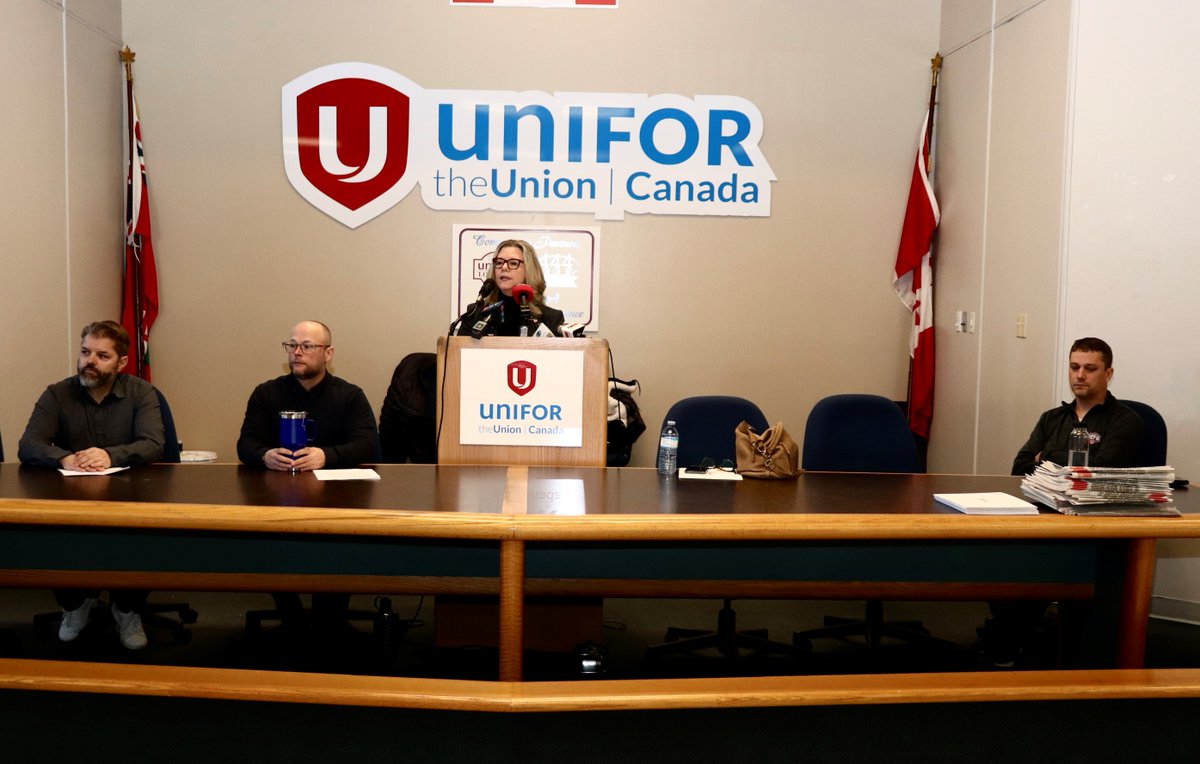 “Democracy truly depends on a vibrant and trusted press and it’s clear <a href="/postmedianet/">Postmedia</a> needs to invest in our communities," said <a href="/JulieKotsis/">Julie Kotsis</a>, Unifor Media Council Chair, who is among the speakers at today's press conference in Windsor, addressing the Postmedia restructuring cuts.
