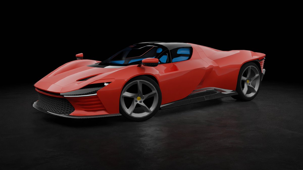 Dev_Blender's tweet image. Ferrari Daytona SP3 made by me in Blender

#Blender3d #RobloxDev #Roblox