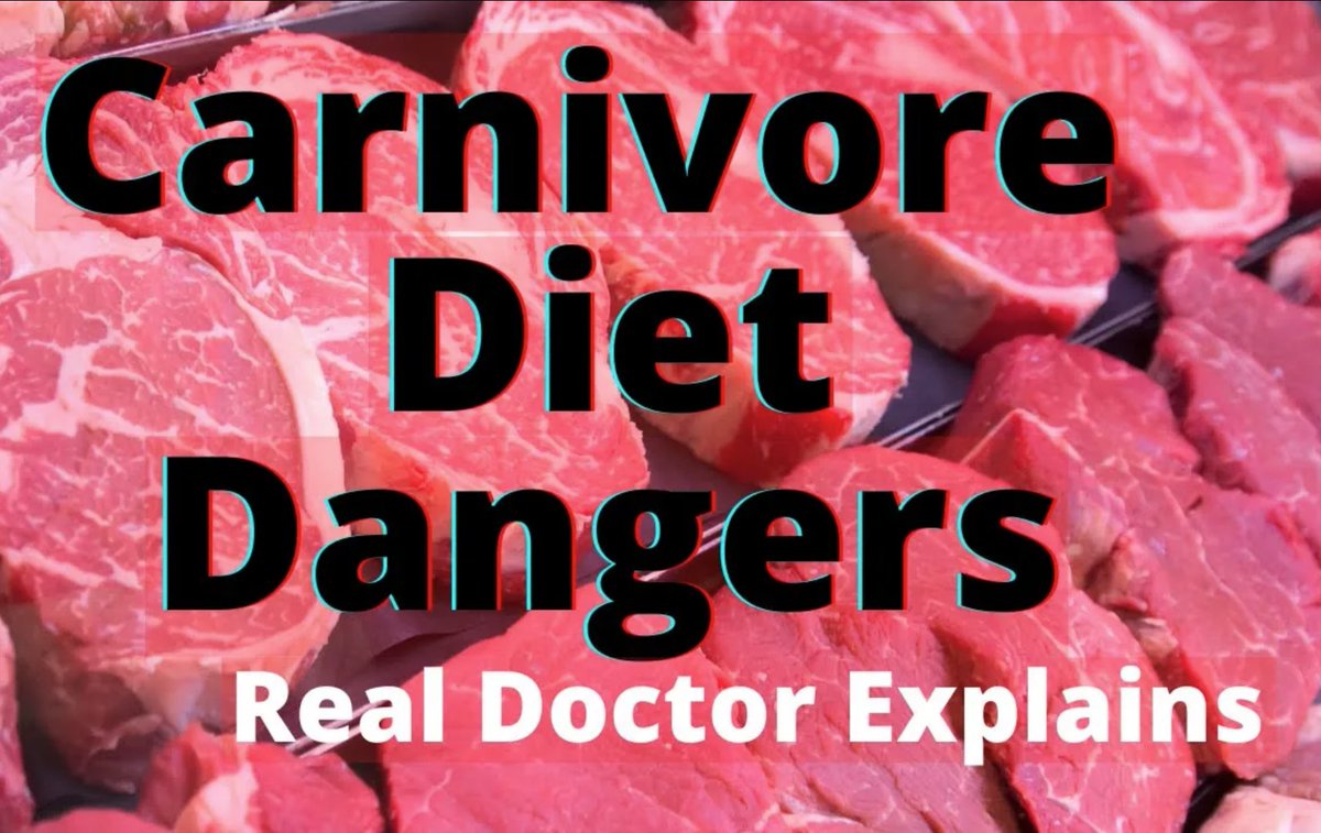 7 reasons a Carnivore Diet can be dangerous? 
Better watch: youtu.be/SODFAfpYsMY

#carnivorediet #carnivoreketo #meatlessmonday