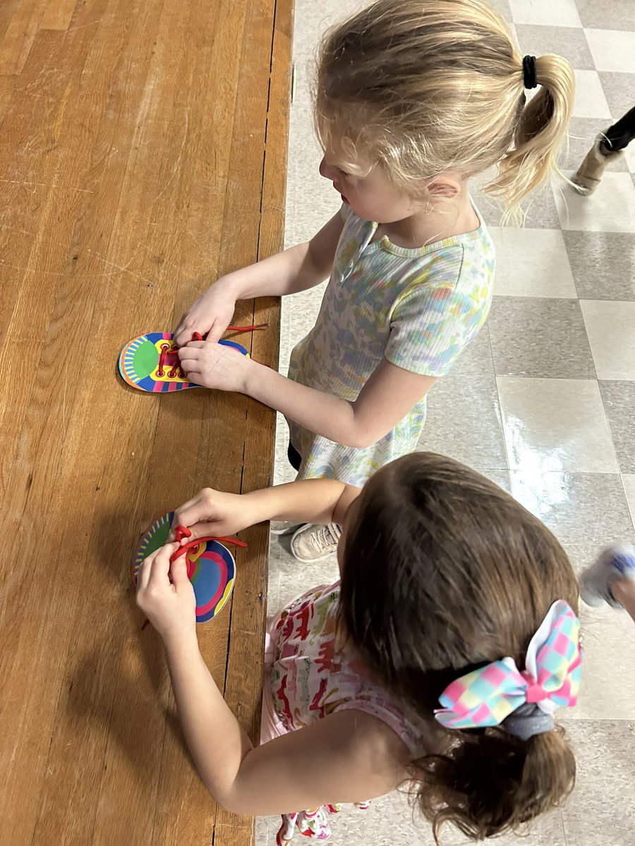 Jags learning to tie their own shoes! 👟 <a href="/WTJProgramAdmin/">Patrice Austin</a>