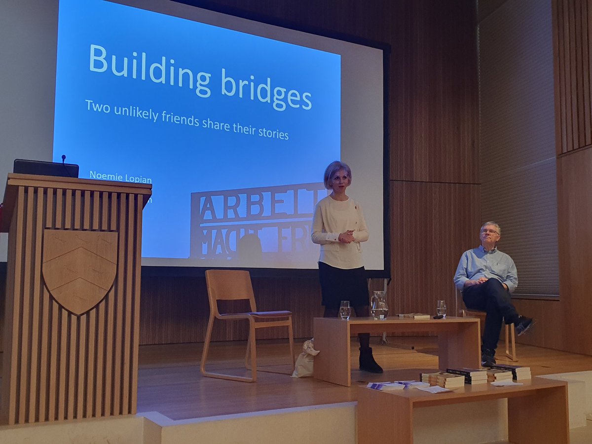 Speaking at the <a href="/WorcCollegeOx/">Worcester College, Oxford</a> <a href="/OxHMD23/">OxHMD23: Ordinary People, Extraordinary Stories</a> #HolocaustMemorialDay event today, <a href="/nolorelmini/">Noemie Lopian #istandwithIsrael and the Ukraine</a> issues a powerful reminder of how we are all #OrdinaryPeople

"I will always bellow out that we are all part of one race and that is the human race"