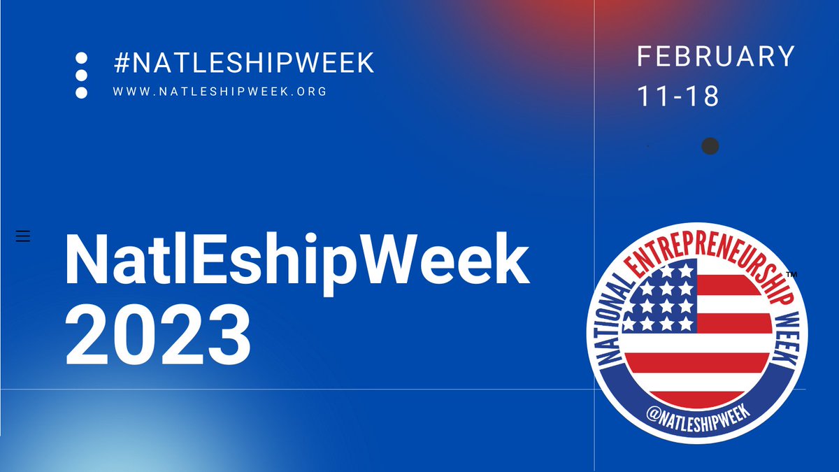 Join Us Feb 11-18 for <a href="/NatlEshipweek/">NatlEshipWeek™</a> 2023! Monday, February 13th is Entrepreneurship Education Day! We will have an online educators meet-up that day at 1pm EST. #NatlEshipWeek 

Learn more and register: us02web.zoom.us/meeting/regist…