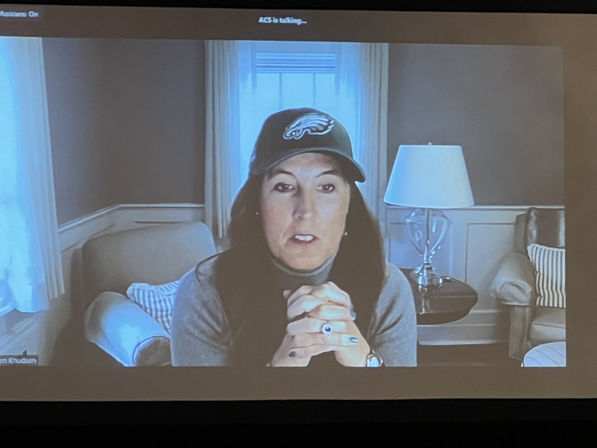 Learning about the <a href="/AmericanCancer/">American Cancer Society</a> priorities in 2023 at the #ACSVolunteerSummit.  Thank you Dr. Knudsen for your leadership and passion, but as a volunteer with @ACS_KansasCity I question your choice in NFL teams.  Go Chiefs!