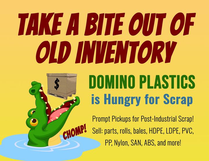 Domino Plastics Co. on Twitter "Take a bite out of old inventory
