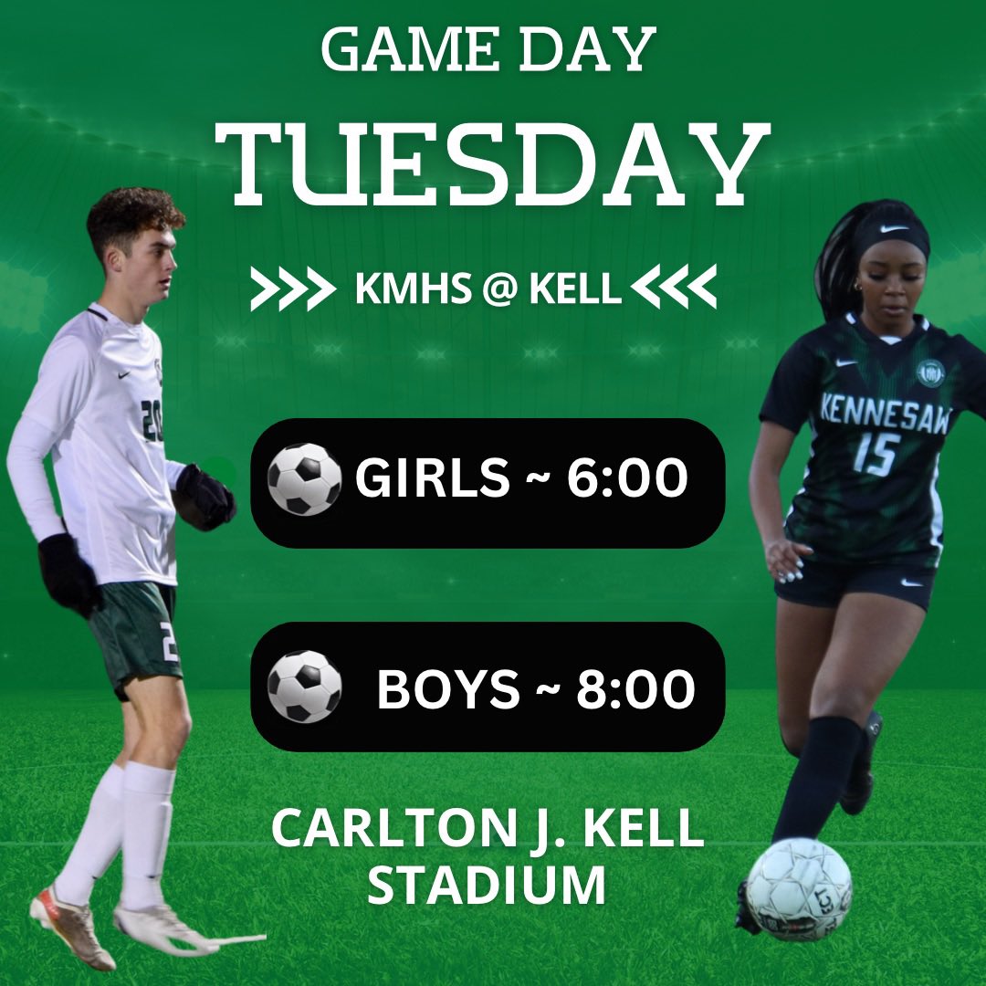 KMHSSoccerBC's tweet photo. Come support varsity tonight at Kell. https://t.co/PutphgYUiA