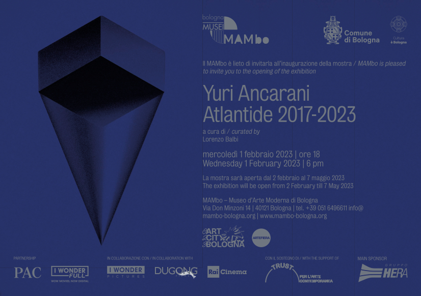MAMbo (@mambobologna) on Twitter photo Il #MAMbo trasforma la Sala delle Ciminiere per accogliere il nuovo progetto espositivo di #YuriAncarani: #Atlantide 201 –2023. La mostra, a cura di Lorenzo Balbi, inaugura domani 1 febbraio alle h 18 e rimane aperta fino al 7 maggio. Info: mambo-bologna.org/mostre/mostra-…
<a href="/comunebologna/">Comune di Bologna</a> Il #MAMbo trasforma la Sala delle Ciminiere per accogliere il nuovo progetto espositivo di #YuriAncarani: #Atlantide 201 –2023. La mostra, a cura di Lorenzo Balbi, inaugura domani 1 febbraio alle h 18 e rimane aperta fino al 7 maggio. Info: mambo-bologna.org/mostre/mostra-…
<a href="/comunebologna/">Comune di Bologna</a>