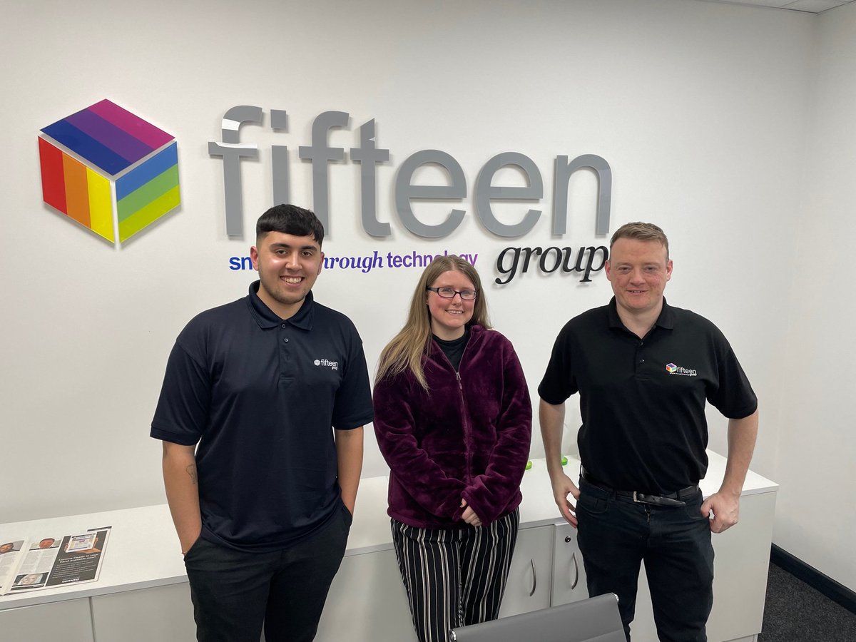 Well done to Ben &amp; Kayleigh for securing IT Service &amp; office admin positions with the wonderful fifteen group.