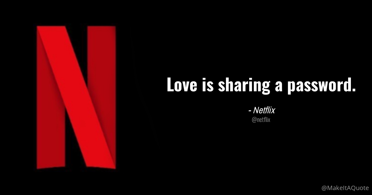 Never forget that <a href="/netflix/">Netflix</a> purposefully supported password sharing for their growth. 

You are paying for a certain number of screens, it shouldn't matter where those screens are located.