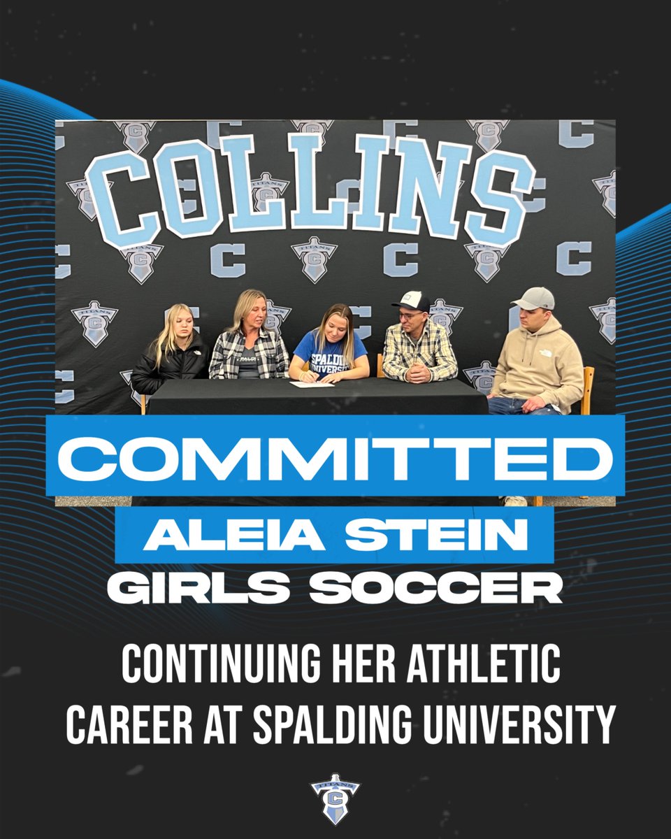 HUGE CONGRATS to Aleia Stein from Collins Girls Soccer - she has signed to play her college career at SPALDING UNIVERSITY! <a href="/SCPS_Activities/">SCPS_Activities</a>