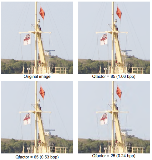 palemieux's tweet photo. New guidelines at https://t.co/5YZOwXPNEV on selecting JPEG 2000 coding quality using a single parameter (Qfactor) — just like good old .jpg. Implemented in Kakadu and @osamu620 's OpenHTJ2K.
https://t.co/4lnm64QO8o
#jpeg2000 #htj2k https://t.co/OJRyI0DhkM