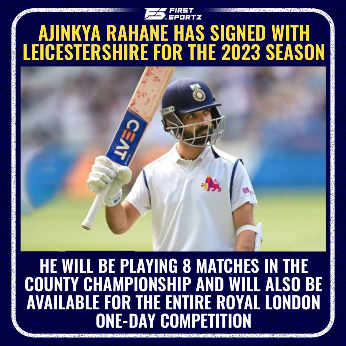 firstsportzcric's tweet photo. After Cheteshwar Pujara, Ajinkya Rahane takes County route in bid to earn Test recall
#AjinkyaRahane #TestCricket #INDvAUS #firstsportz https://t.co/2HVniTlkqk