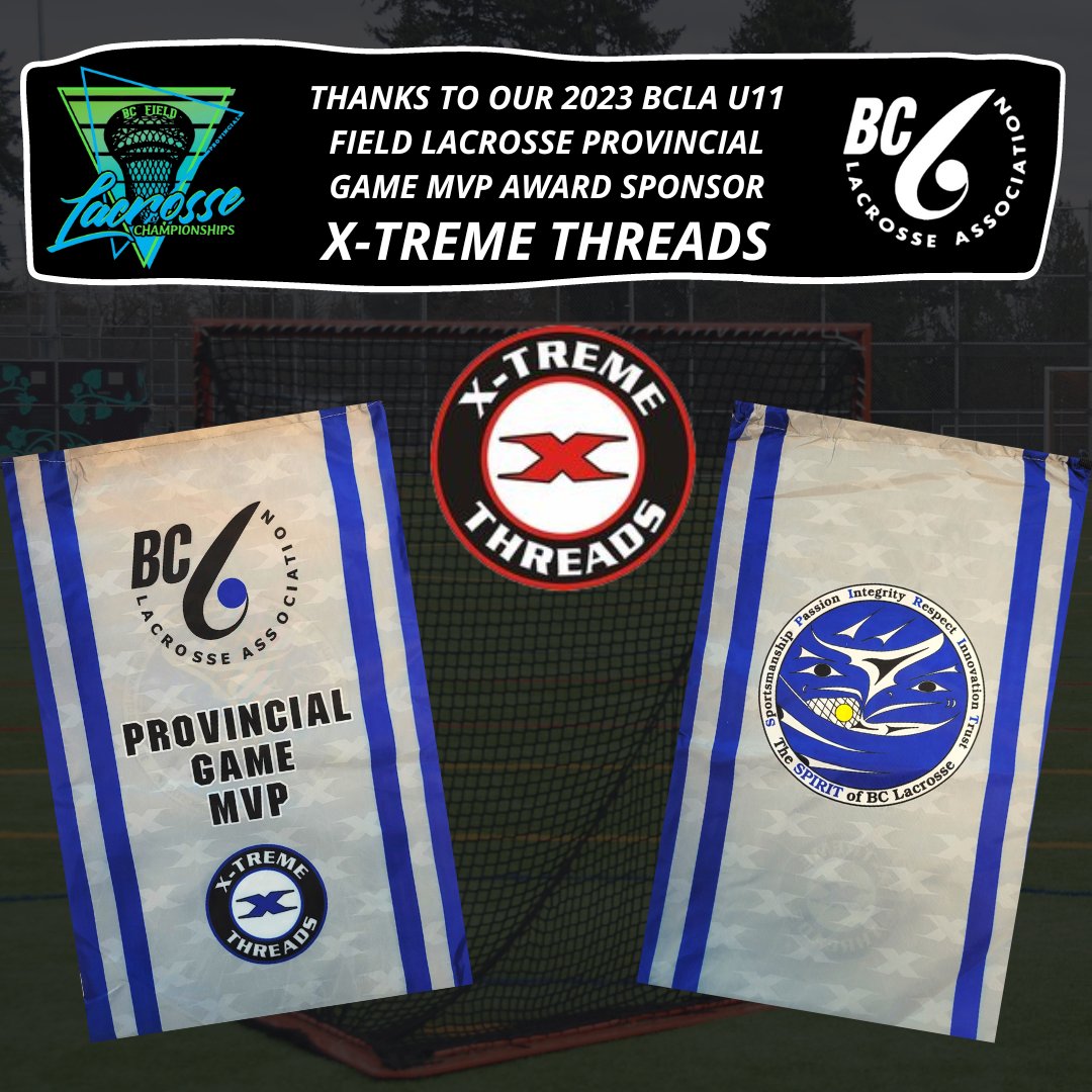 BCLacrosse (@bclacrosse) on Twitter photo Thanks to our 2023 BCLA U11 Field Lacrosse Provincial Tournament Game MVP Award Sponsor. <a href="/xtremethreads/">X-treme Threads</a>
Here is the cinch bag that Provincial Game MVPs will receive during the 2023 BCLA U11 Field Lacrosse Provincial Tournament. Thanks to our 2023 BCLA U11 Field Lacrosse Provincial Tournament Game MVP Award Sponsor. <a href="/xtremethreads/">X-treme Threads</a>
Here is the cinch bag that Provincial Game MVPs will receive during the 2023 BCLA U11 Field Lacrosse Provincial Tournament.
