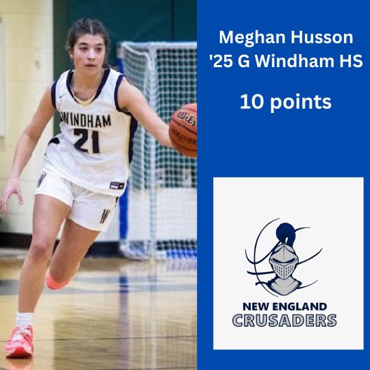 necrusaders's tweet photo. ‘25 Meg Husson checked in with double digits — 10 points vs Salem… #letsgo https://t.co/HFb3C2m4Lc