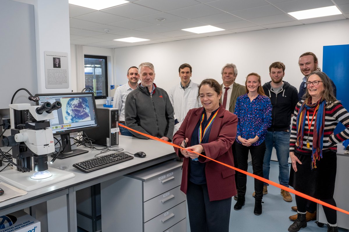 Officially open: the Keith Barber Microscopy Laboratory