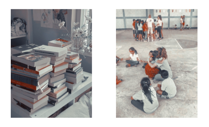 ⠀⠀⠀⠀
⠀⠀⠀A doação de livros foi ótima, ainda mais para a biblioteca que acabou perdendo alguns exemplares. Também fui ler para algumas crianças e foi um dia bem divertido, até meditação acabou rolando!
⠀⠀⠀               #𝕯AILYノ𝕽EAL