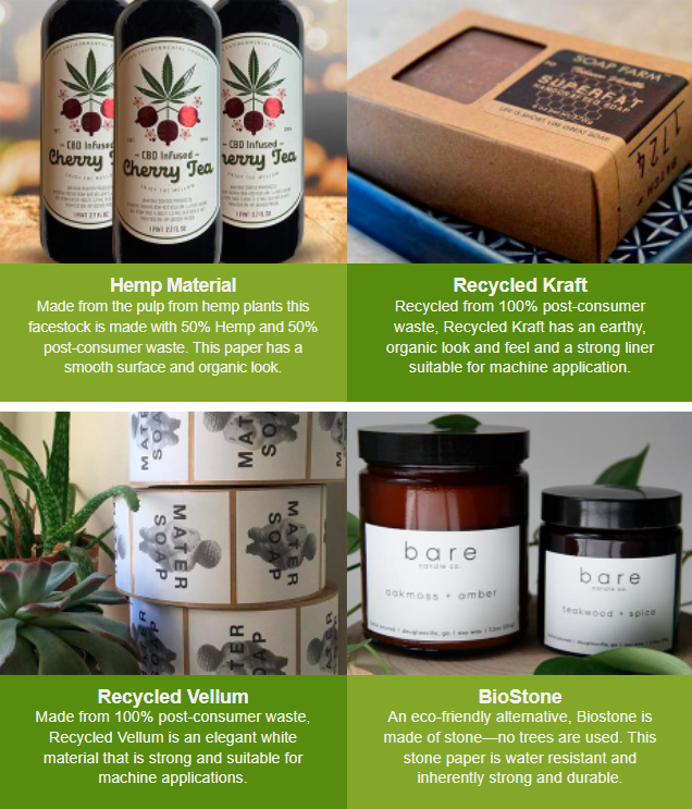 LightningLabels's tweet photo. Looking for an eco-friendly label material
for your product? We offer hemp, recycled kraft,
biostone materials & more!
#ecofriendly #sustainable #hemp #biostone #kraft https://t.co/Qc81FqlTGe