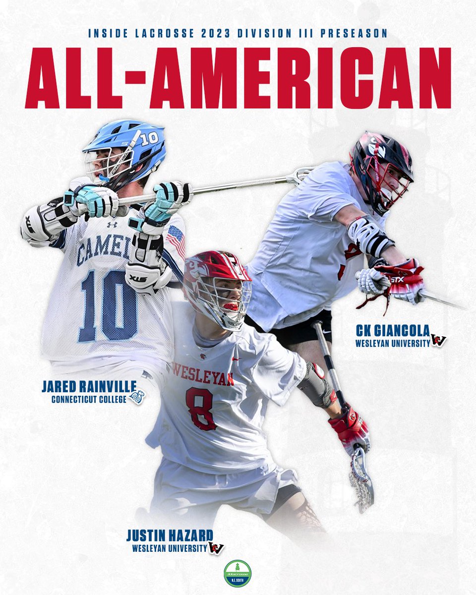3d Lacrosse NE South (@3dnesouth) on Twitter photo Congratulations alumni picking up <a href="/Inside_Lacrosse/">Inside Lacrosse</a> DIII Preseason All-American Honorable Mention recognition!
Jared Rainville
Justin Hazard
CK Giancola Congratulations alumni picking up <a href="/Inside_Lacrosse/">Inside Lacrosse</a> DIII Preseason All-American Honorable Mention recognition!
Jared Rainville
Justin Hazard
CK Giancola