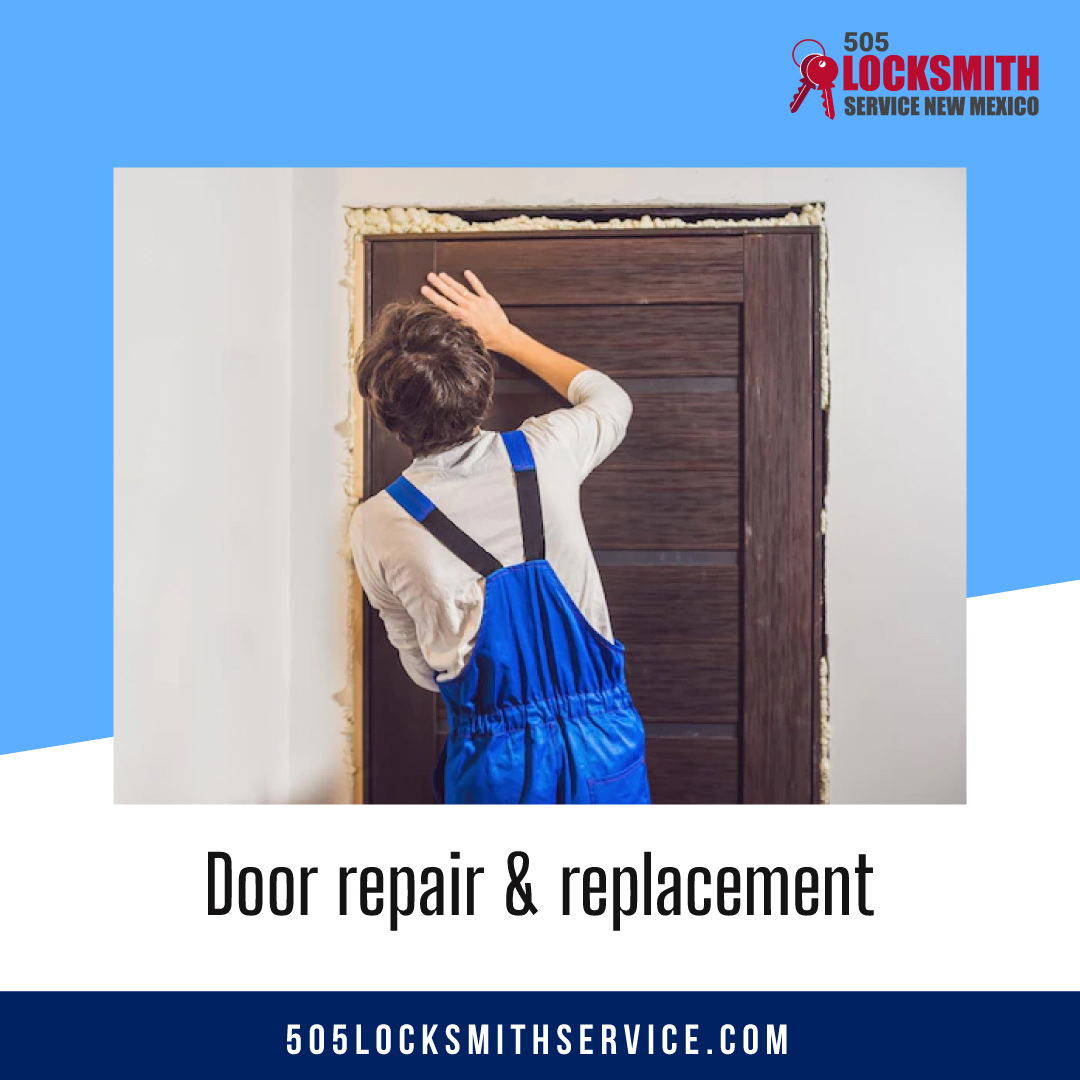 Locksmith505's tweet image. For 24/7 door repair and replacement services in the Albuquerque, New Mexico area, call 505 Locksmith! 505locksmithservice.com (505) 337-4710
.
.
#AlbuquerqueEmergencyLocksmith #DoorRepair #DoorReplacement #AlbuquerqueLocksmith