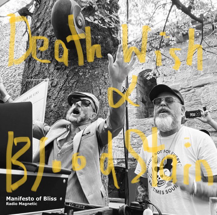 reversediorama's tweet photo. ICYMI: the first Manifesto of Bliss show on @radiomagnetic from me and @SEirruc aka DJs Death Wish & Blood Stain is now available to listen to anytime via @SoundCloud: https://t.co/rhQN0KuvV0 #mainliner https://t.co/BYVaxBWkob