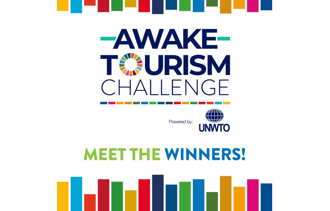 Bravo aux start-up françaises <a href="/MurmurationSas/">MURMURATION</a> et Evelity by @okeenea Digital, lauréates du challenge "Awake Tourism" de l’Organisation Mondiale du Tourisme, qui contribuent à la transition vers un tourisme plus inclusif, résilient et durable qu’Atout France soutient !
