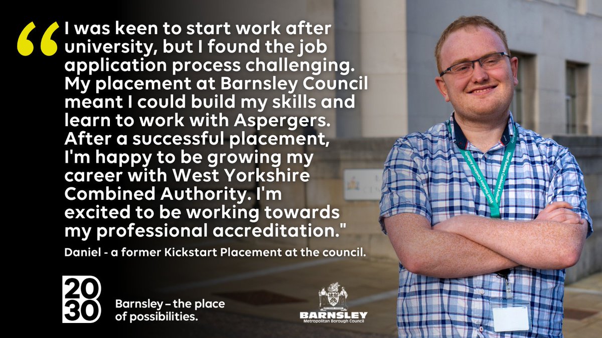 Another fantastic example of how Kickstart and our wonderful partners can make such a difference! <a href="/BarnsleyCouncil/">Barnsley Council</a>