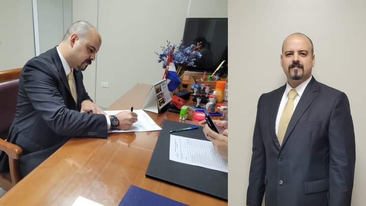 #ProcesoCSJ2023 postulante para el cargo de Ministro de la Corte Suprema de Justicia, Dr. Gonzalo Esteban Sosa Nicoli. Egresado de la Facultad de Derecho UNA - 2004.

Hilo 1/1