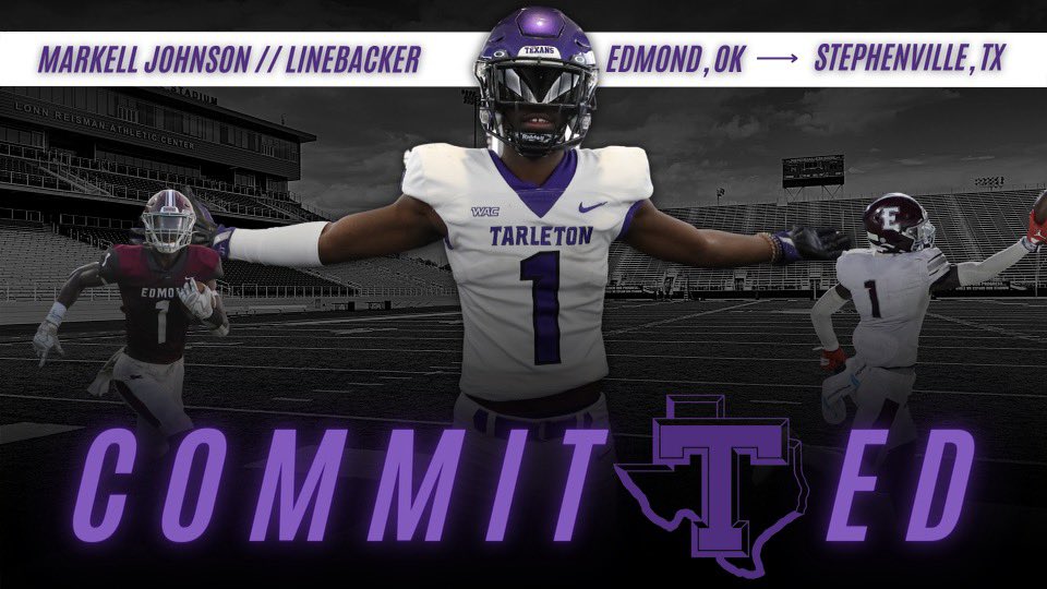 Markell Johnson (@markellj3) on Twitter photo 110% Commited to Tarleton State University!!! ๐ฃโช๏ธ I want to thank GOD, all my coaches, friends, and family who guided me through this journey. Forever Grateful ๐ #SaddleUp <a href="/_CoachMartinez_/">Marc Martinez</a> @Coach__Thomas4 <a href="/TarletonFB/">Tarleton State Football</a> 110% Commited to Tarleton State University!!! ๐ฃโช๏ธ I want to thank GOD, all my coaches, friends, and family who guided me through this journey. Forever Grateful ๐ #SaddleUp <a href="/_CoachMartinez_/">Marc Martinez</a> @Coach__Thomas4 <a href="/TarletonFB/">Tarleton State Football</a>
