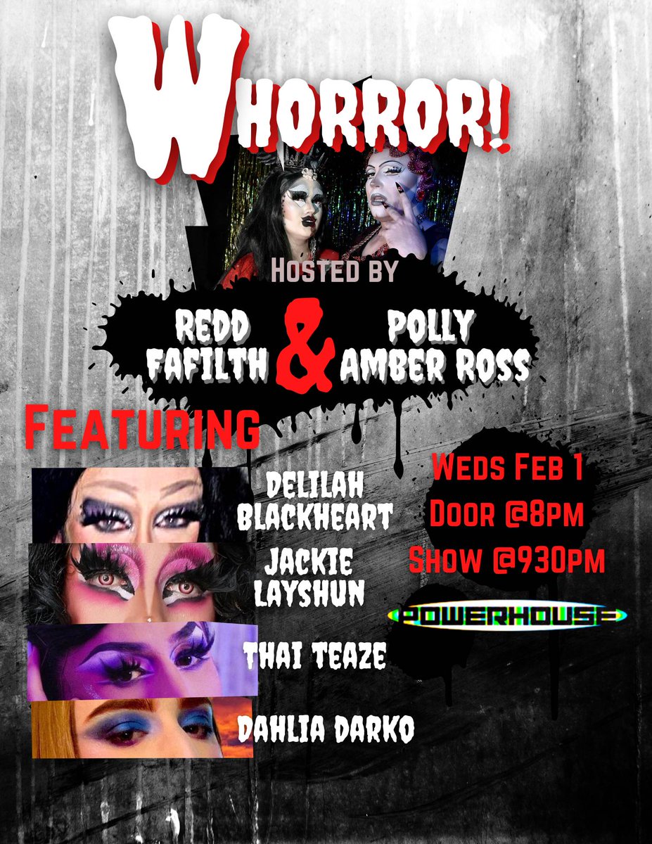 sfPOWERHOUSE's tweet photo. FETISH Tuesday lets the fur fly!!  Sadyst Payne hosts...doors open at 8pm w/ @PeteAPinon Eddy, Zech, Jamie and more!  WHORROR Wednesday w/ @PollyAmberRoss &amp; company, PRELIM #1 &amp; CHONIES Thurs. @BareChestCal https://t.co/ZkeUpBGyal