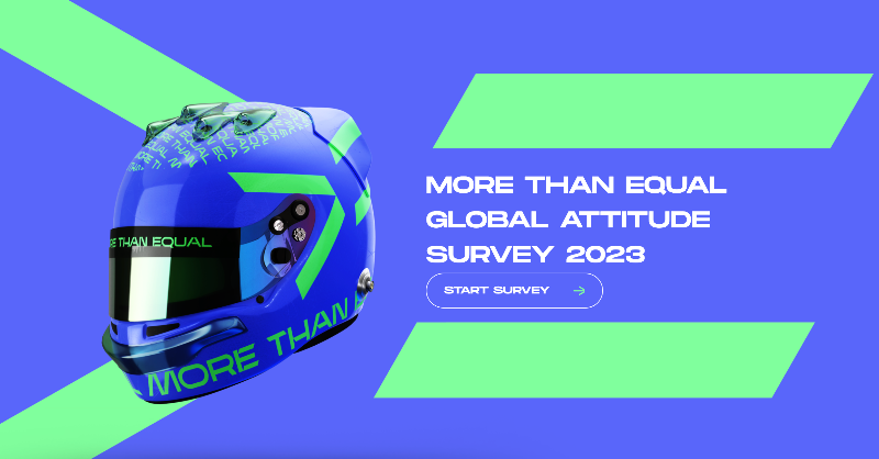 McLarenF1's tweet photo. More Than Equal, the global initiative committed to crowning the first female @F1 drivers’ world champion, has launched a global survey into female participation in elite motorsport.

Take part in the survey and have your say. ⬇️