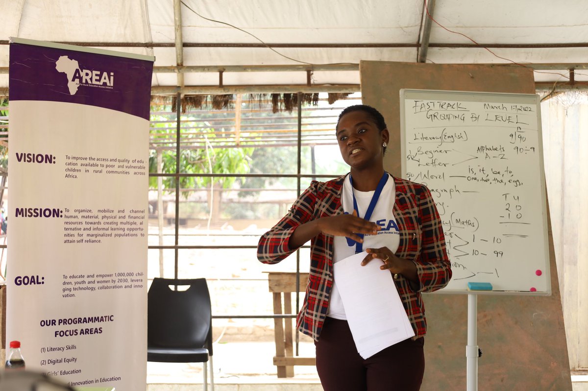 Areai4Africa's tweet photo. Having established a solution that addresses gaps in foundational skills development for children, we remain optimistic about the impact of the 'FastTrack' program this year.

#AREAi #AREAi4Africa #FastTrack #FastTrackProgram #LearningWithoutBarriers #EmpowerWomenAndGirls https://t.co/yEqsQqJu99