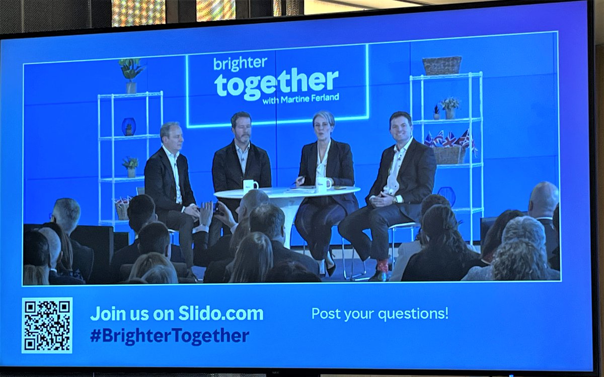 Live from London and streamed around the world, it’s 'Brighter together'!  What a great global town hall we had today with Martine Ferland. We are resilient, relevant and ready! #brighter Mercer