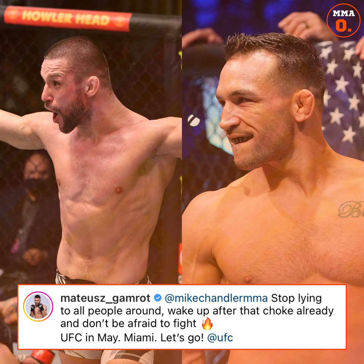 mma_orbit's tweet photo. Mateusz Gamrot wants Michael Chandler in May. UFC Miami?😳👀
#UFCMiami #UFC #MMA https://t.co/fLnzOYwSa2