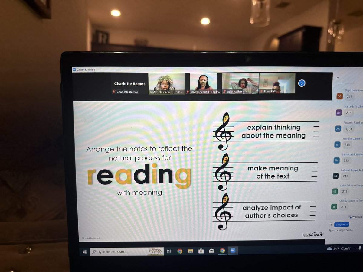 Attending <a href="/lead4ward/">lead4ward</a> training today! Being lead by an amazing presenter <a href="/MrsLakishaBall/">Lakisha Ball, Ed.D.</a> ❤️