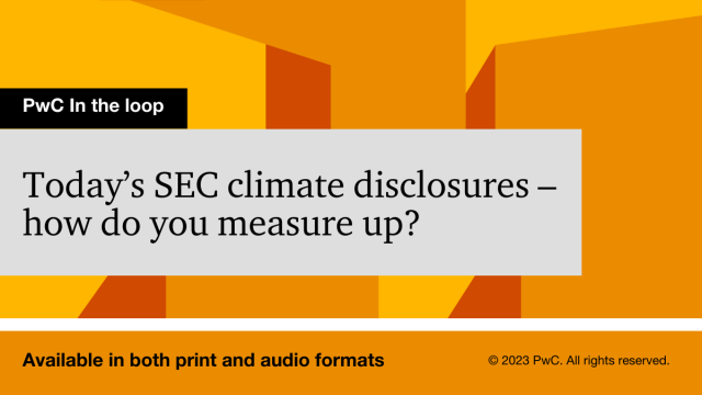 JamayBeebe's tweet photo. SEC filings of the S&amp;P 100 almost universally discuss climate as a risk factor, with many including additional disclosures elsewhere in the annual report. Listen to our latest audio companion #podcast to hear how your disclosures compare. https://t.co/NoLt6gSIvG https://t.co/e7lXQMVKgD