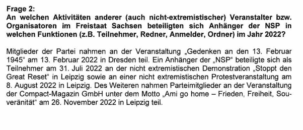 RassismusT's tweet photo. #le2611 wird jetzt wieder als Veranstaltung von Compact bezeichnet. Demo in #Leipzig unter „Stoppt den Great Reset“ #le3107 sind "nicht extremistische Demonstrationen". In #Sachsen gibt es auch gar keine Neonazis, niemals nie jede Woche auf der Straße. https://t.co/Q3aaE4GL3d