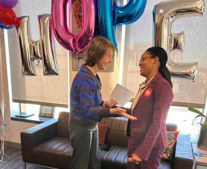 EndChildPovCA's tweet photo. We are SO incredibly proud to share that our President & CEO, @Shimica_G, was appointed by CA Senate Rules Committee to be on the #HOPEAccount Board of Directors! Followed by being sworn in by Sen. @NancySkinnerCA, last week..π§΅ https://t.co/8pXqAWyhlY