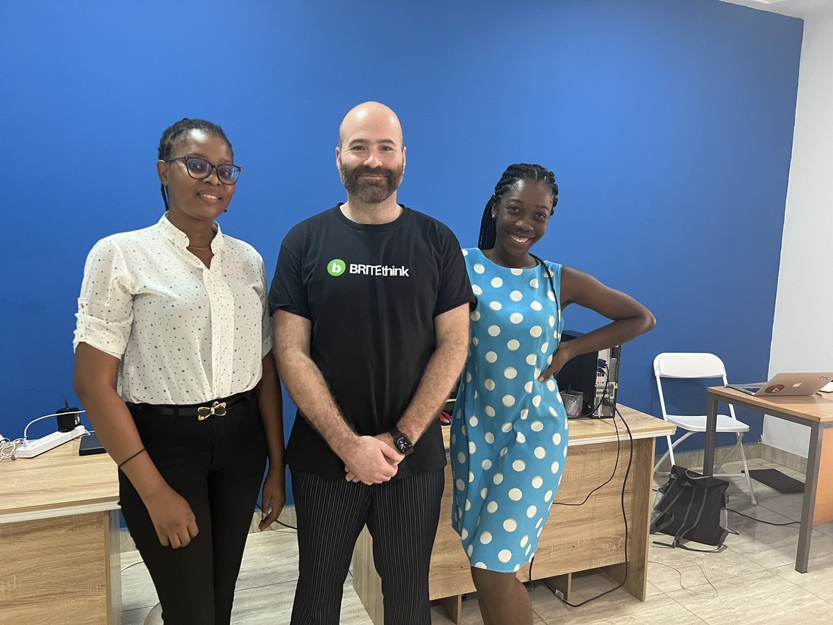 BRITEthinkAS's tweet photo. The first two days in Ghana 🇬🇭 for BRITEthink Assessment. It’s great to be working with a group of dedicated people to develop TVET education @ Sharing Education, Accra 

#tvet #ghana #edtech #education #training #worldskills https://t.co/TBvsBASJjq