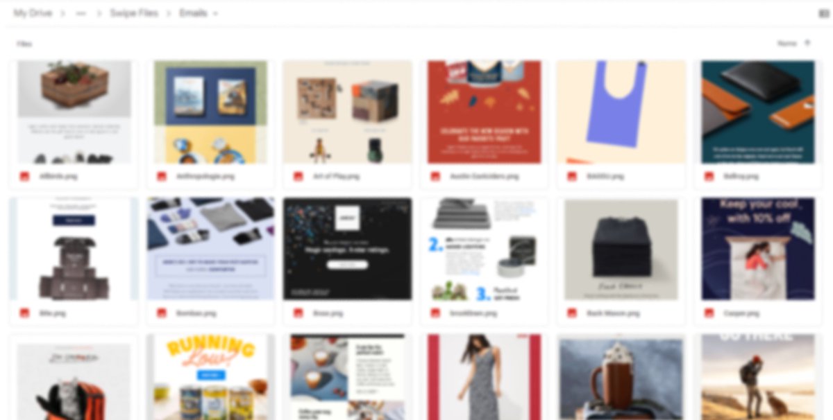 EcomKonrad's tweet image. I have a HUGE swipe file with emails that helped me generate millions of dollars in sales

The best emails from top-performing DTC brands

Ideal for angles, design and copy inspiration

Want it?

RT, comment "swipe" and I'll send it (must be following so I can DM)