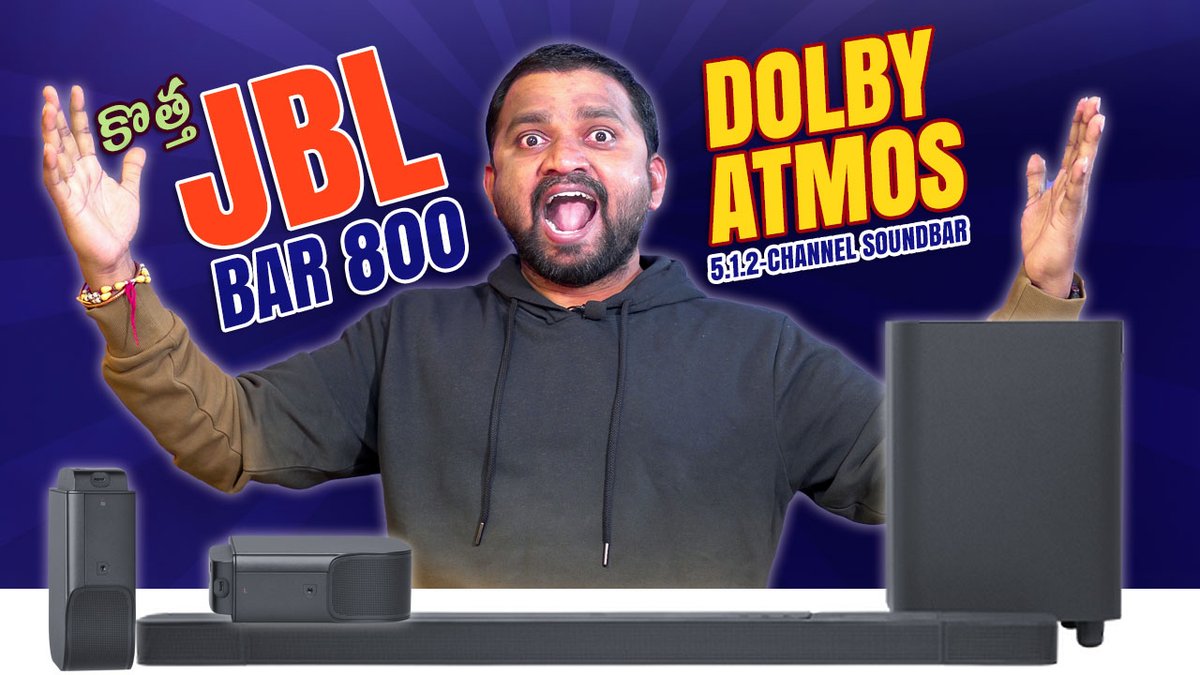 HivTech's tweet photo. @JBLINDIAOFC   #jblbar800pro #Bar800

దద్దరిల్లి పోయే JBL Bar 800 Pro | Best Soundbar in India 2023 తెలుగు | d... https://t.co/ySHTA90aQb via @YouTube https://t.co/pXPIAhyAFI