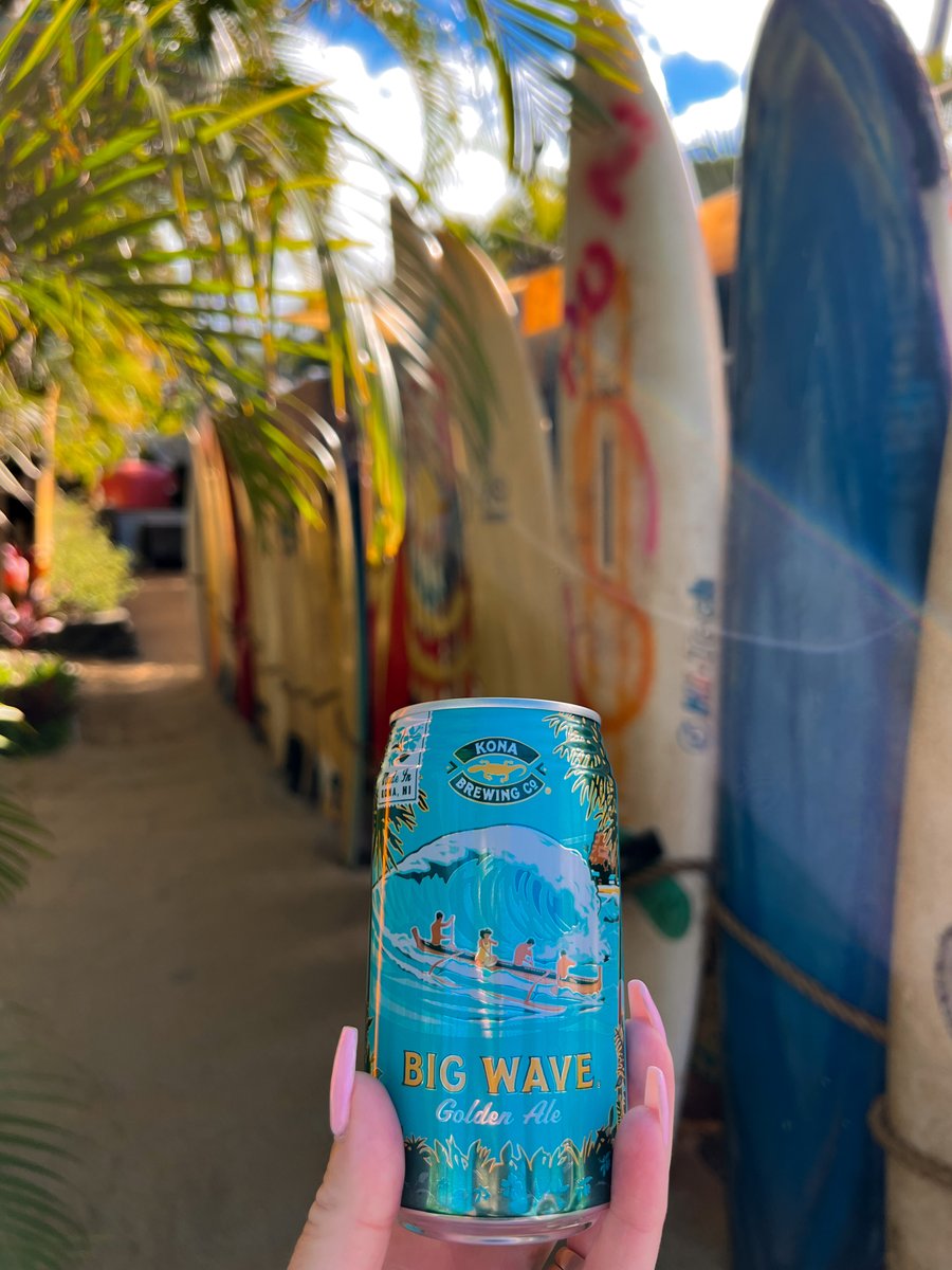 It's #PlanForAVacationDay, but vacation is every day with @KonaBrewingCo Big Wave. 🌊 Transport your tastebuds to the tropics tonight by picking up a pack of #LiquidAloha!