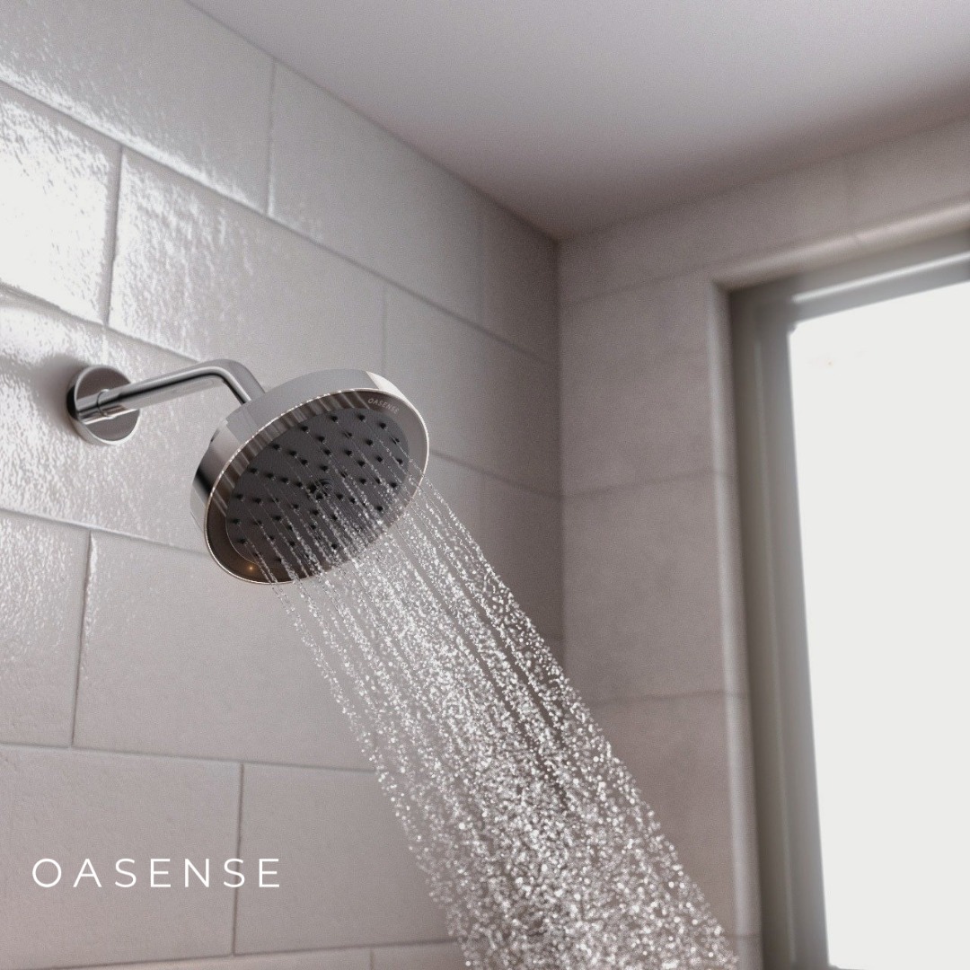 KBIS's tweet image. Taking shower sustainability to the next level. 🚿

Introducing @oa_sense, a smart shower head that helps you save water and money without compromising shower quality. 

Learn more about OASENSE and their Reva shower head at booth W5619 in the #KBISKickstarter Zone at #KBIS2023!