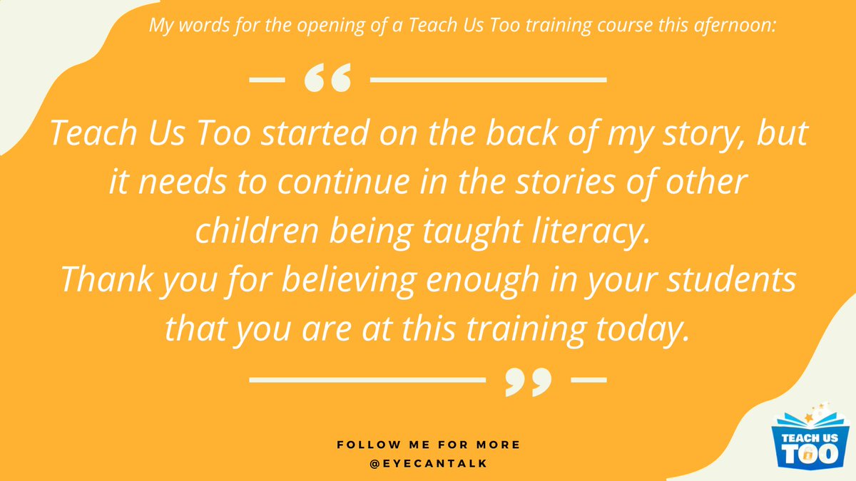 eyecantalk's tweet image. My introduction for the Pathways to Teaching Literacy for Learners with Complex Needs with @drsarahmoseley sponsored by @TeachUsToo 

#PMLD #TeachUsToo #LiteracyForAll
