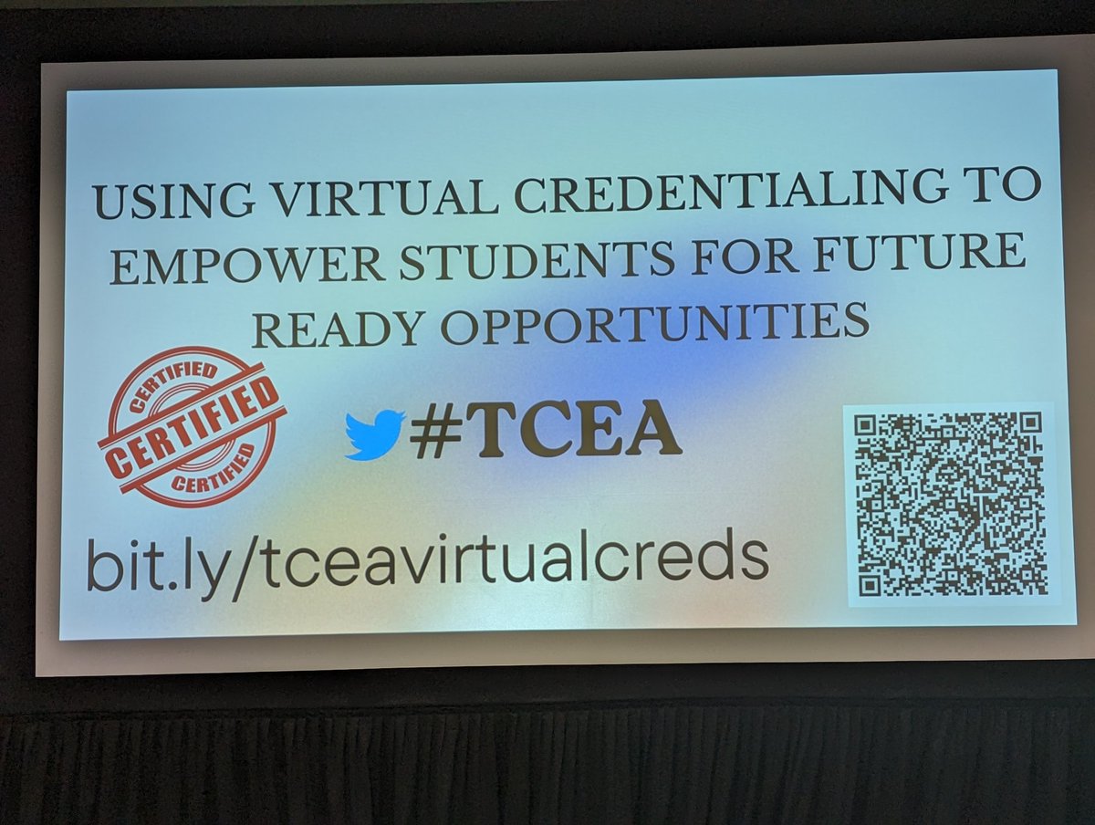 VS_UCDirector's tweet photo. #TCEA23
We are at it again this morning at the #TCEA this morning presenting our industry certification student opportunities in @PCSSTN to create opportunities for EVERY student in our district to obtain #ReadyGraduate status in TN based on @TNedu guidelines #BestForAll #Equity https://t.co/Qyz2CxHIZJ
