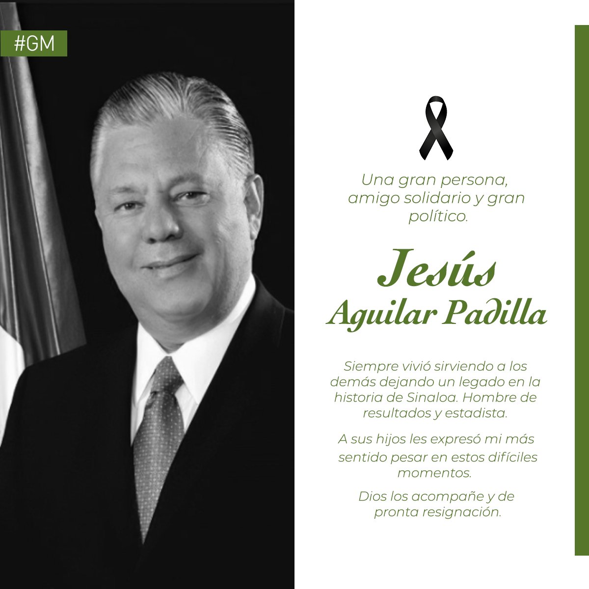 GomerMonarrez's tweet photo. Que su recuerdo permanezca y su trayectoria sea recordada. 🙏 https://t.co/a7JIXM9i5x